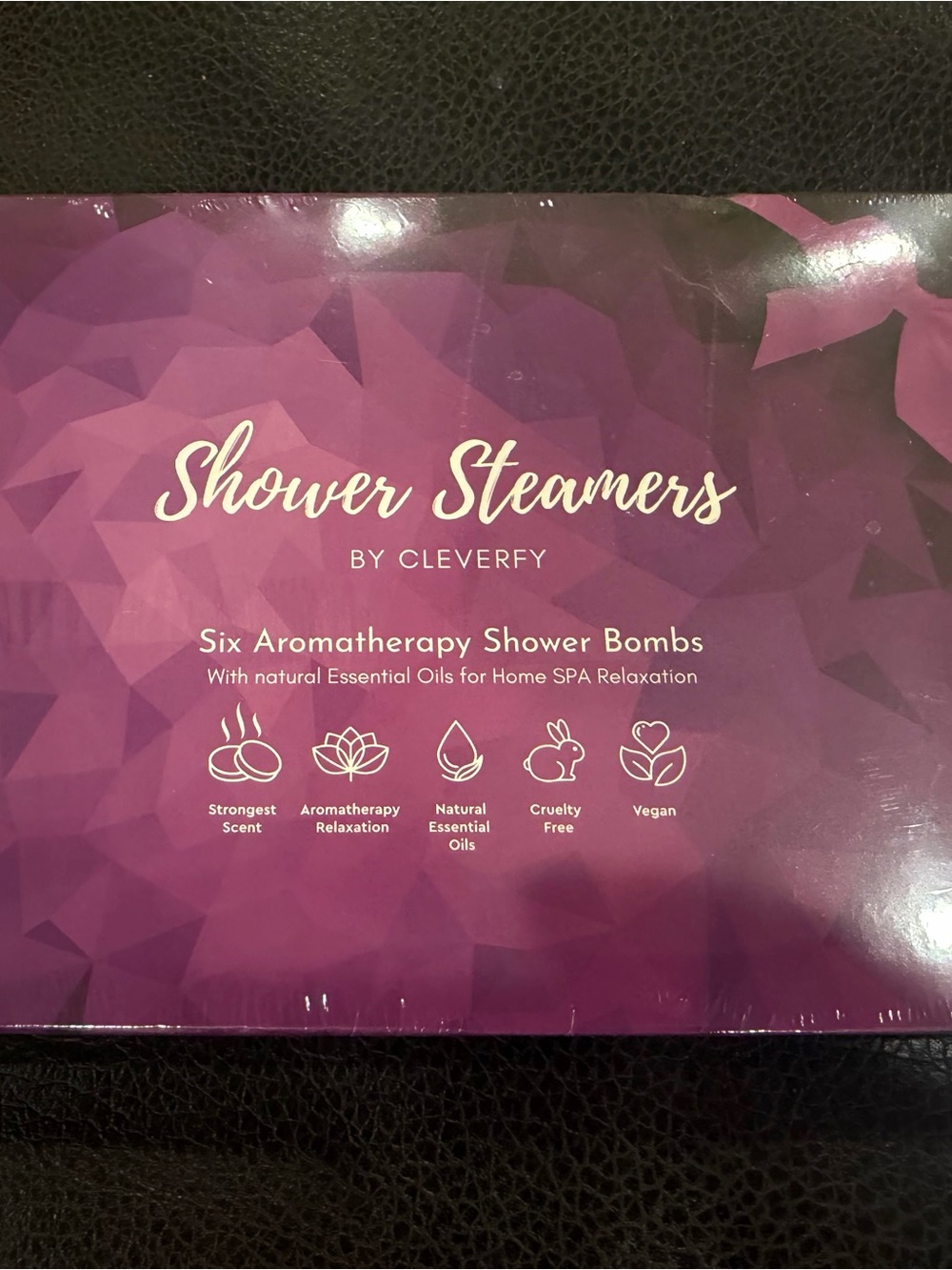 Shower Steamers by Cleverfy - Purple Aromatherapy Set